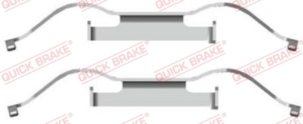 QUICK BRAKE Комплектующие, колодки дискового тормоза 109-1681